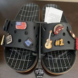 Luke combs croc slides size W 7